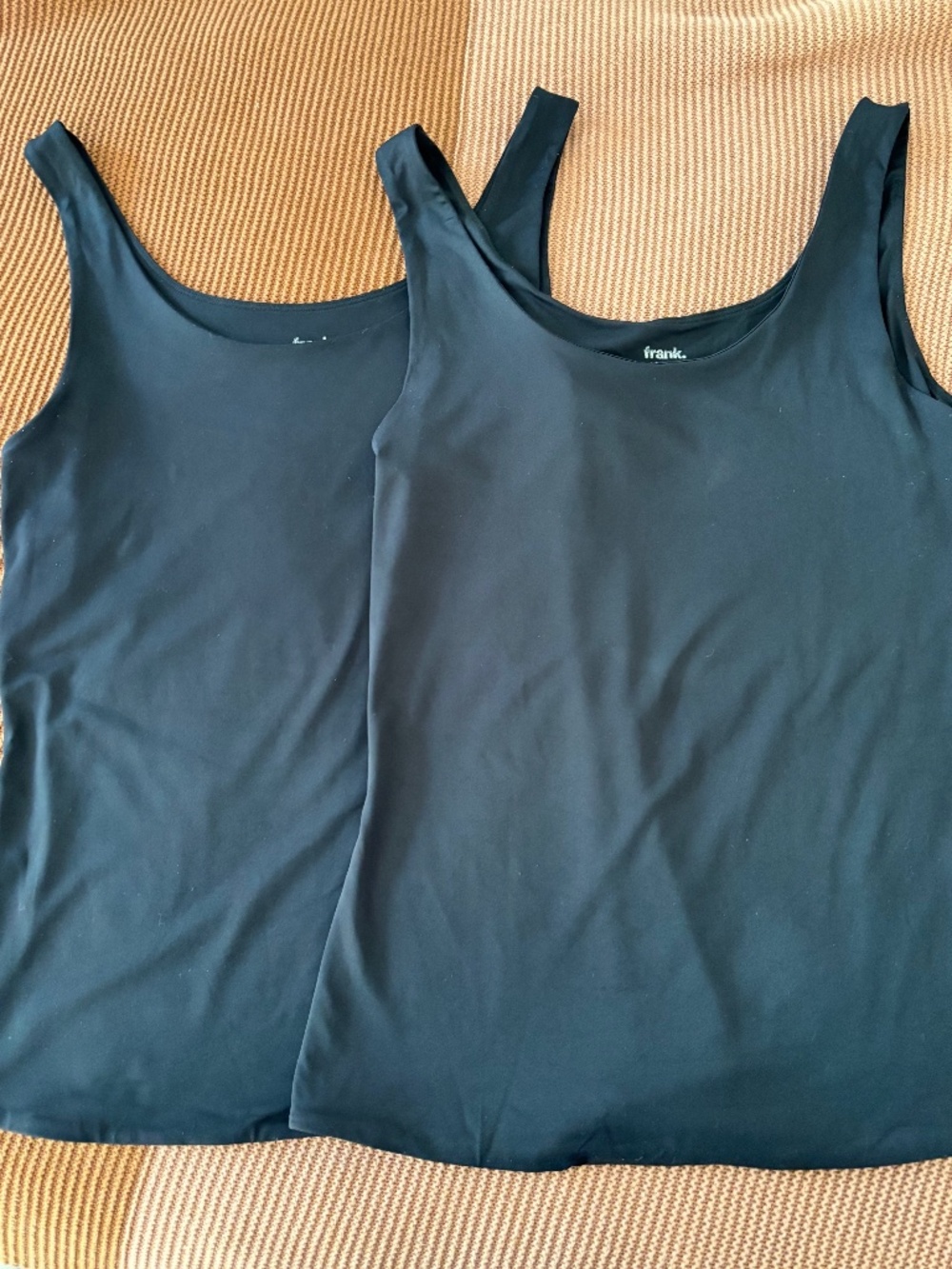 Frank & Oak Bundle Black Contour Tank Tops Women’s Size Medium